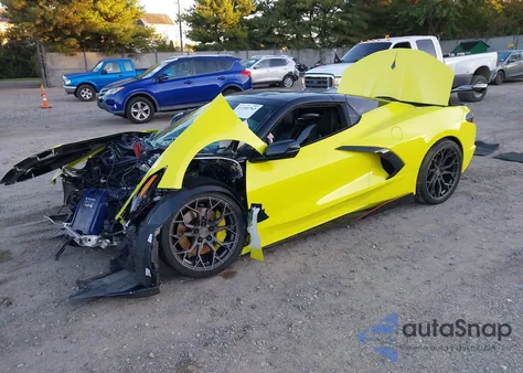 2021 Chevrolet Corvette Stingray Rwd 3Lt из США, поврежденный, VIN 1G1YC3D48M5122695